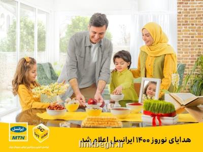 اعلام هدایای نوروز ۱۴۰۰ ایرانسل