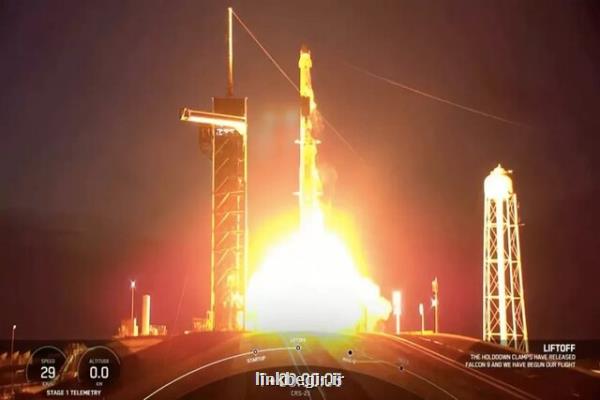 پرتاب کپسول دراگون به مقصد ایستگاه فضایی بین المللی