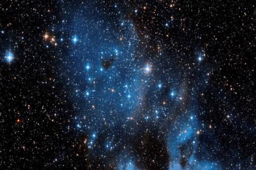 تصویر هابل از یک خوشه ستاره ای باز در کهکشان همسایه