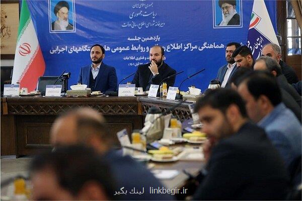 جلسه شورای هماهنگی مراکز روابط عمومی دستگاههای اجرایی برگزار شد