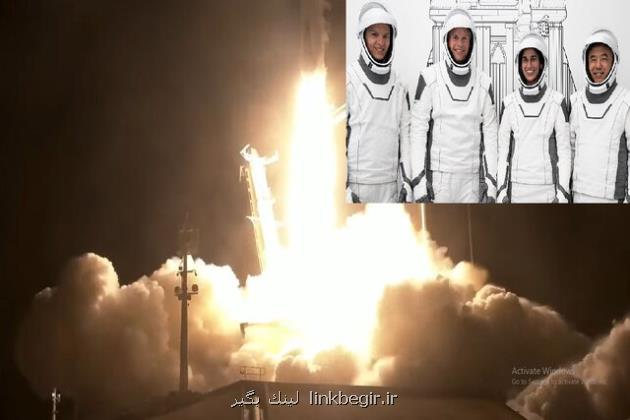 ۴ فضانورد جدید ناسا به ایستگاه فضایی بین المللی رفتند
