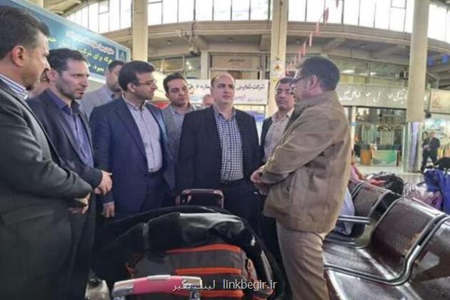 بازدید بازرس کل امور راه و شهرسازی سازمان بازرسی از پایانه جنوب و مرکز مدیریت راه های کشور