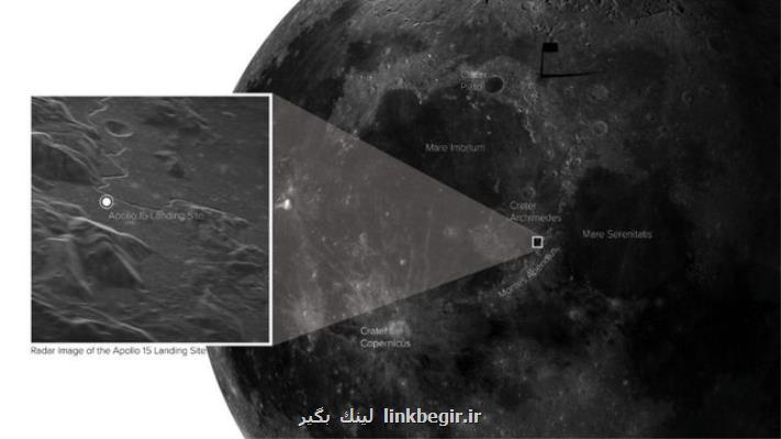 عكسبرداری از محل فرود آپولو ۱۵در ماه از روی زمین!